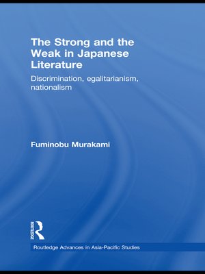 cover image of The Strong and the Weak in Japanese Literature